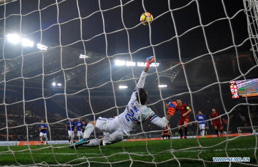 (SP)ITALY-ROME-SOCCER-SERIE A-ROMA VS SAMPDORIA