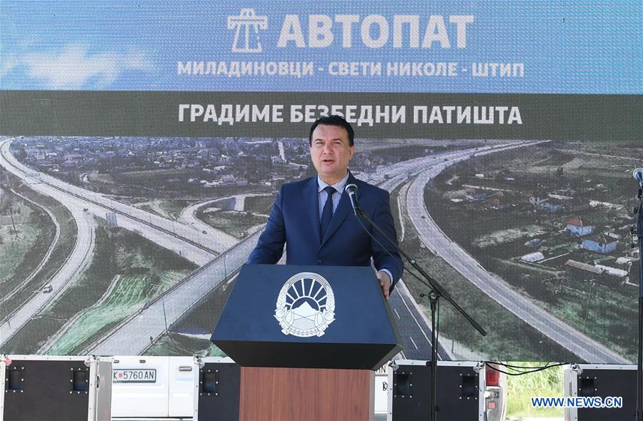 NORTH MACEDONIA-NEW HIGHWAY SECTION-OPENING